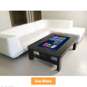 The Giant Coffee Table Touchscreen Computer - Hammacher Schlemmer