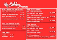 Smokey Shawarma menu 1