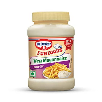 Dr. Oetker Funfoods Veg Mayonnaise Garlic - 100 gm