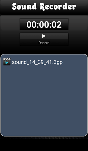 Sound Recorder