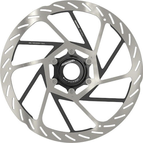 SRAM HS2 Disc Brake Rotor - 220mm, Center Lock, Rounded