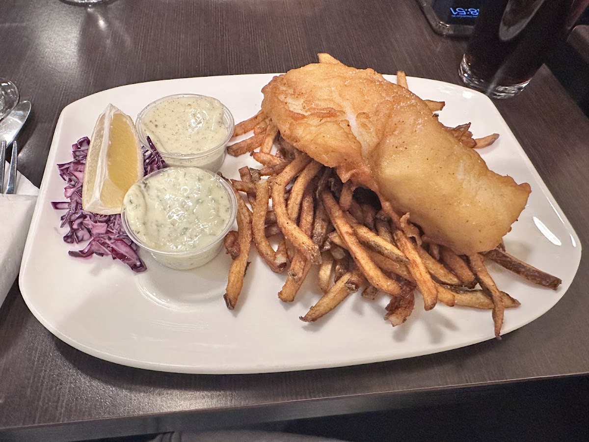 Gluten free fish and chips !!