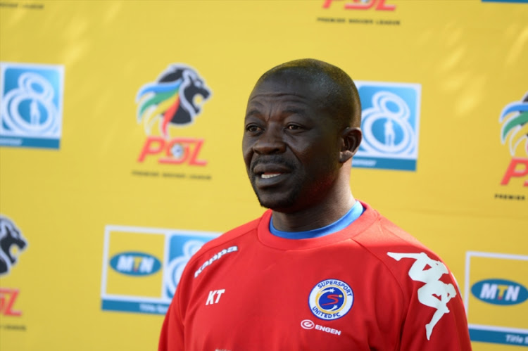 SuperSport United coach Kaitano Tembo during the SuperSport United Media Open Day at Megawatt Park on September 26, 2018 in Pretoria, South Africa.