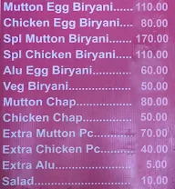 New Haji Arsalan Biryani House menu 1