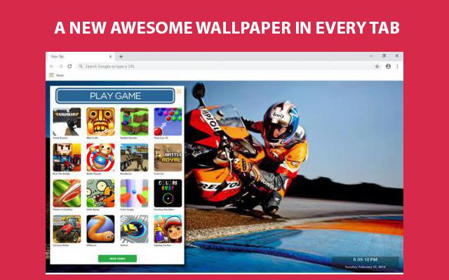 Honda CBR Wallpapers and New Tab