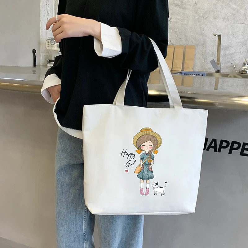 Sac cabas en toile pour femme, grande capacité, idéal pour le shopping, les voyages et le quotidien, robuste et spacieux, emportez tout avec vous.