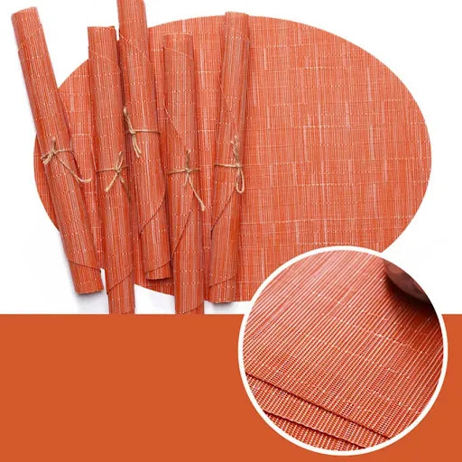 Title 10, Teslin Bamboo Pattern Western Platemat
