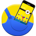 Lovely Mini friends theme Small Yellow People icon