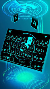 Blue Tech Keyboard Theme(圖3)-速報App