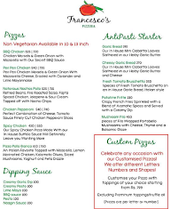 Francesco's Pizzeria menu 5