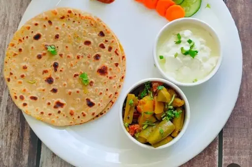 Homemade Pickle With 2 Roti