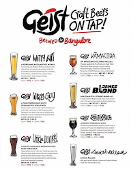 Geist Brewing Co. menu 5