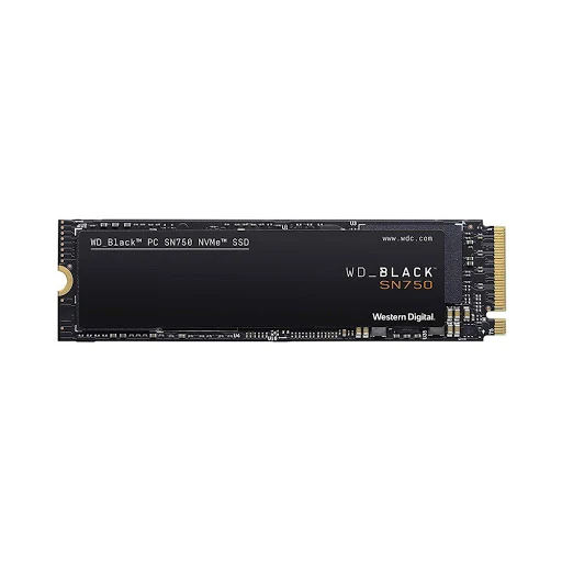 Ổ cứng SSD WD Black SN750 500GB M.2 2280 NVMe Gen3 x4 (WDS500G3X0C)