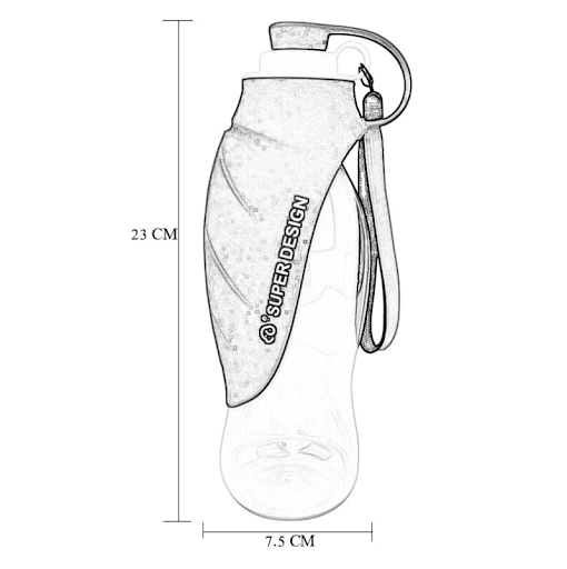Title 1, Pet portable drinking cup for dog water bottle,...