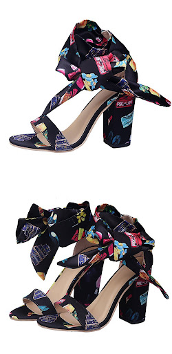 Title 14, Print Exchange Strappy Sandals. Stylish and com...