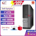 Cây Máy Tính Đồng Bộ Freeship Máy Bộ Dell I7 - Dell Optiplex I7 4770 (Ram 8G/Ssd 120/Hdd 500Gb) - Hàng Chính Hãng