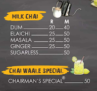 Chai Waale menu 3