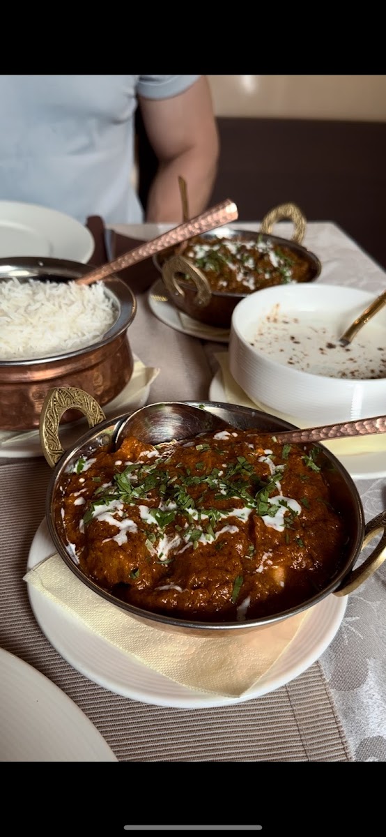 Chicken tikka and lamb rara gosht