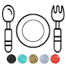 Kitchen Tools Coloring Book icon