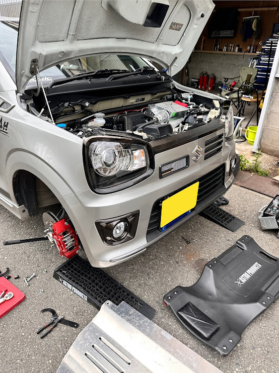 アルトワークスのいつもイイネ&コメントありがとうございます🙇‍♂️・東海36アルトオフ参加します・ドライブ・バネ交換に関するカスタム事例の投稿画像1枚目