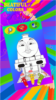 Coloring for Thomas & Friendsのおすすめ画像1