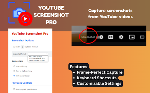 YouTube Screenshot Pro