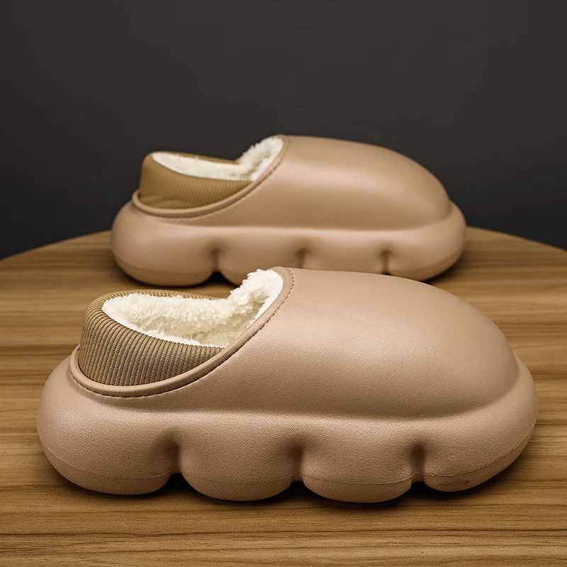 Winter paar katoenen schoenen met platform plus, waterdicht fluweel, voor warme voeten en een stijlvolle winter.