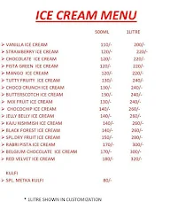 Delight Scoops menu 1