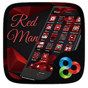 Red Man  Go Launcher Theme  Icon