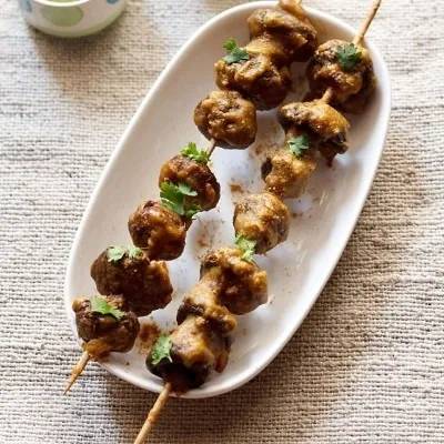 Mushroom Stuffed Tikka