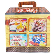 Hộp quà Popin Cookin - Trung thu yêu thương ( Kem chocolate, Ramen, Sushi, Obento) tặng 1 gói Kẹo thế giới sắc màu - Colorful Peace