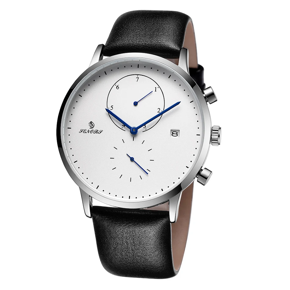 Ultra-thin Men's Waterproof Watch with Belt, Non-mechanical Design, Stylish and Comfortable for Daily Wear, Perfect for 
