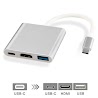 Cáp Chuyển Đổi Từ Type C Sang Hdmi + Usb 3.0 Cho Macbook Điện Thoại Cáp Typec Sang Hdmi Dây Chuyển Đổi Từ Typec Sang Hdm