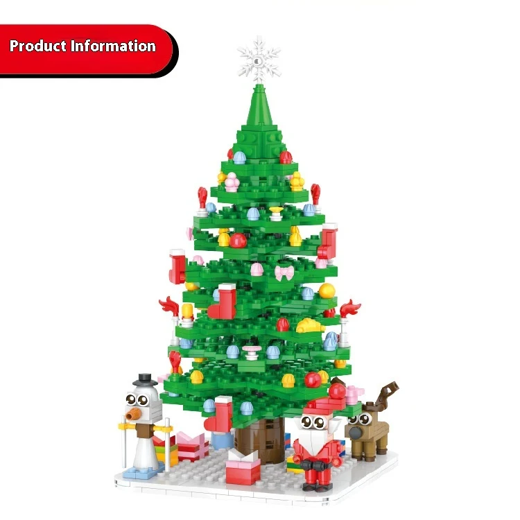 Puzzle Conto alla Rovescia Albero di Natale Blocchi di Costruzione Assemblati Giocattoli Crea un'entusiasmante tradizione natalizia e conta i giorni con divertimento.