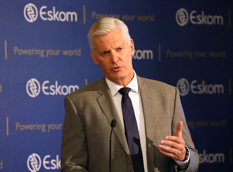 Eskom CEO Andre de Ruyter.