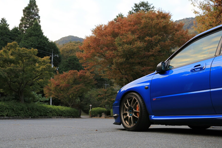 インプレッサ WRX STIの一眼レフ・紅葉手前に関するカスタム事例の投稿画像1枚目