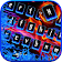 Blue Fire Flaming Keyboard icon