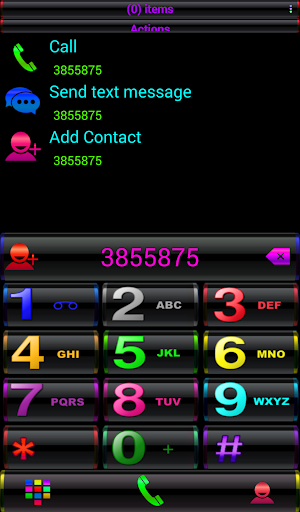 Theme RocketDial Black Colors