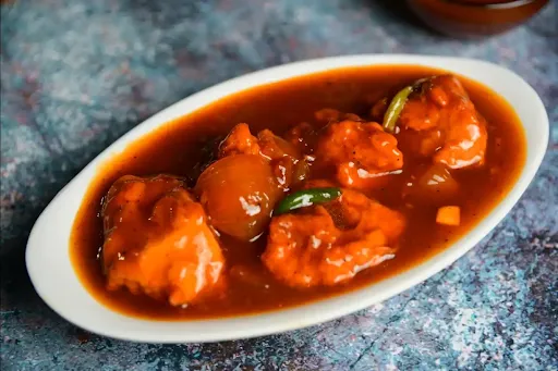 Boneless Chilli Chicken Gravy