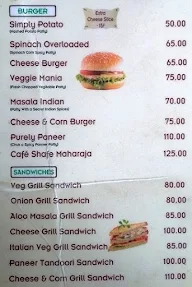 Cafe Shafe menu 3