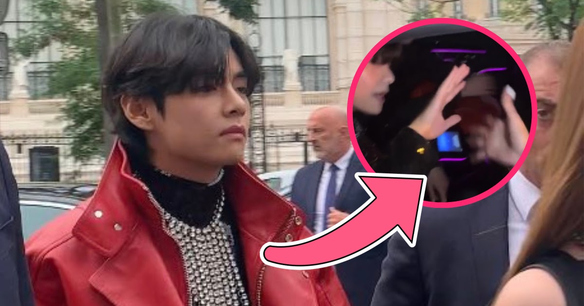 ARMYs Express Anger At People's Behavior Towards BTS's V As He Left CELINE's  Paris Fashion Show - Koreaboo