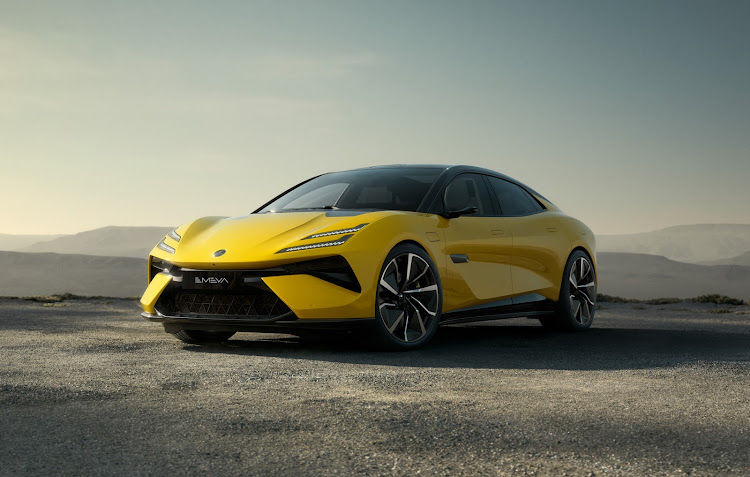 The electric Lotus Emeya is a four-seater family sports car