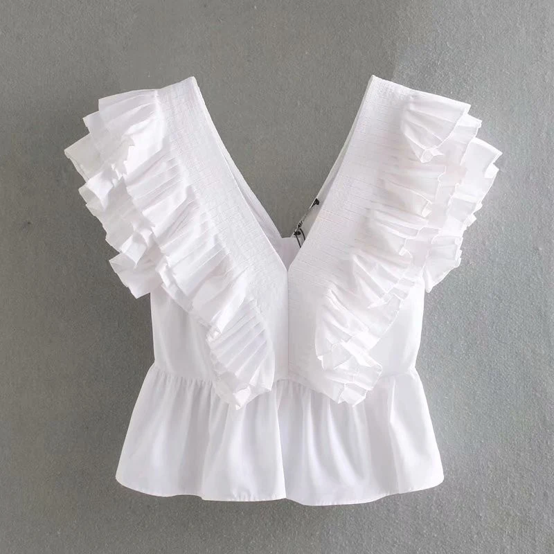 Top de camisa para mujeres