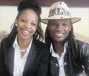 Kelly Khumalo and rumoured boyfriend Bhaka.