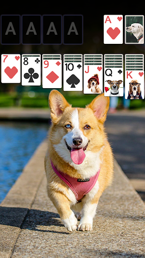 Solitaire Lovely Dogs Theme