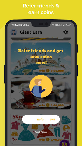 Giant Earn - Play Free Games and Earn Money Daily