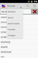 Vvs Russian Czech dictionary Screenshot