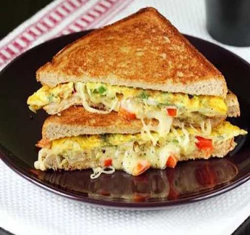 Omelet & Cheese Grilled Sandwich