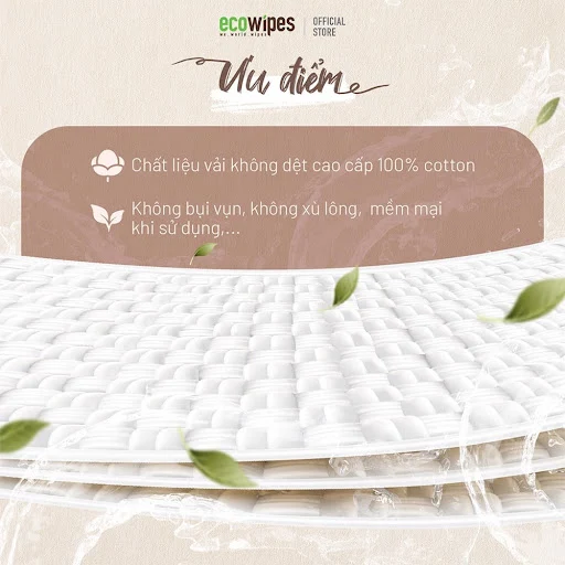 Khăn ướt vệ sinh Phụ nữ Feminine Cleansing Wipes 10 tờ EcoWipes