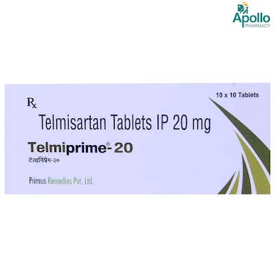 Telmiprime-20 Tablet 10's